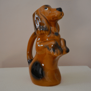 Pichet basset vintage en céramique | Twicy Store