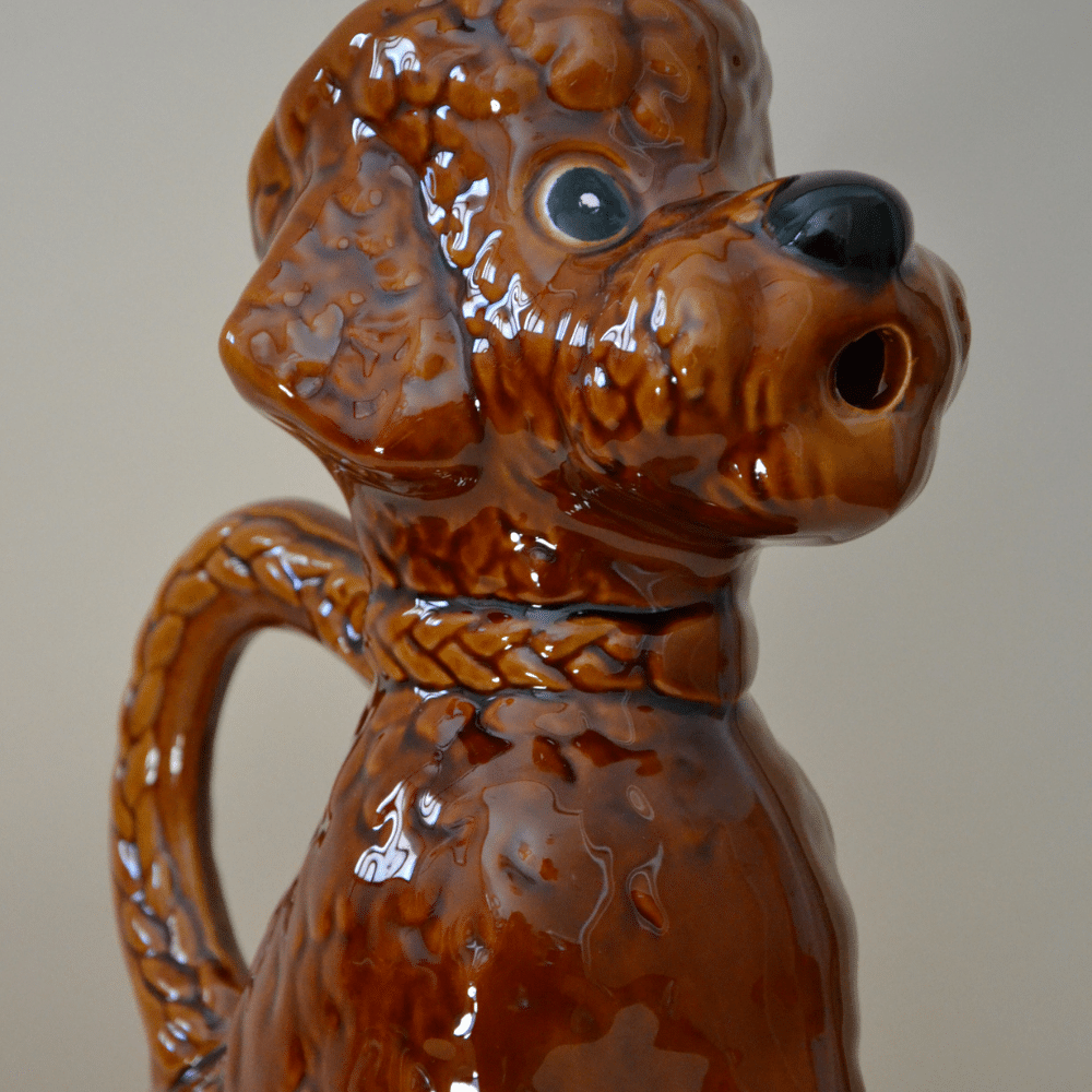 Pichet caniche vintage en céramique | Twicy Store