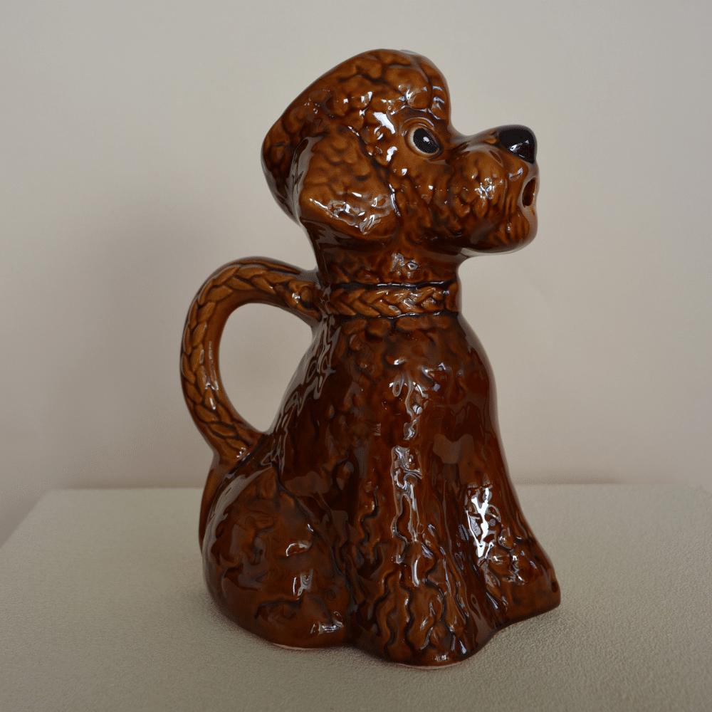 Pichet caniche vintage en céramique | Twicy Store