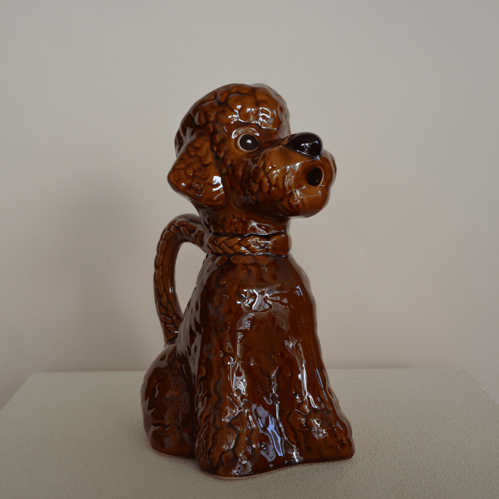 Pichet caniche vintage en céramique | Twicy Store