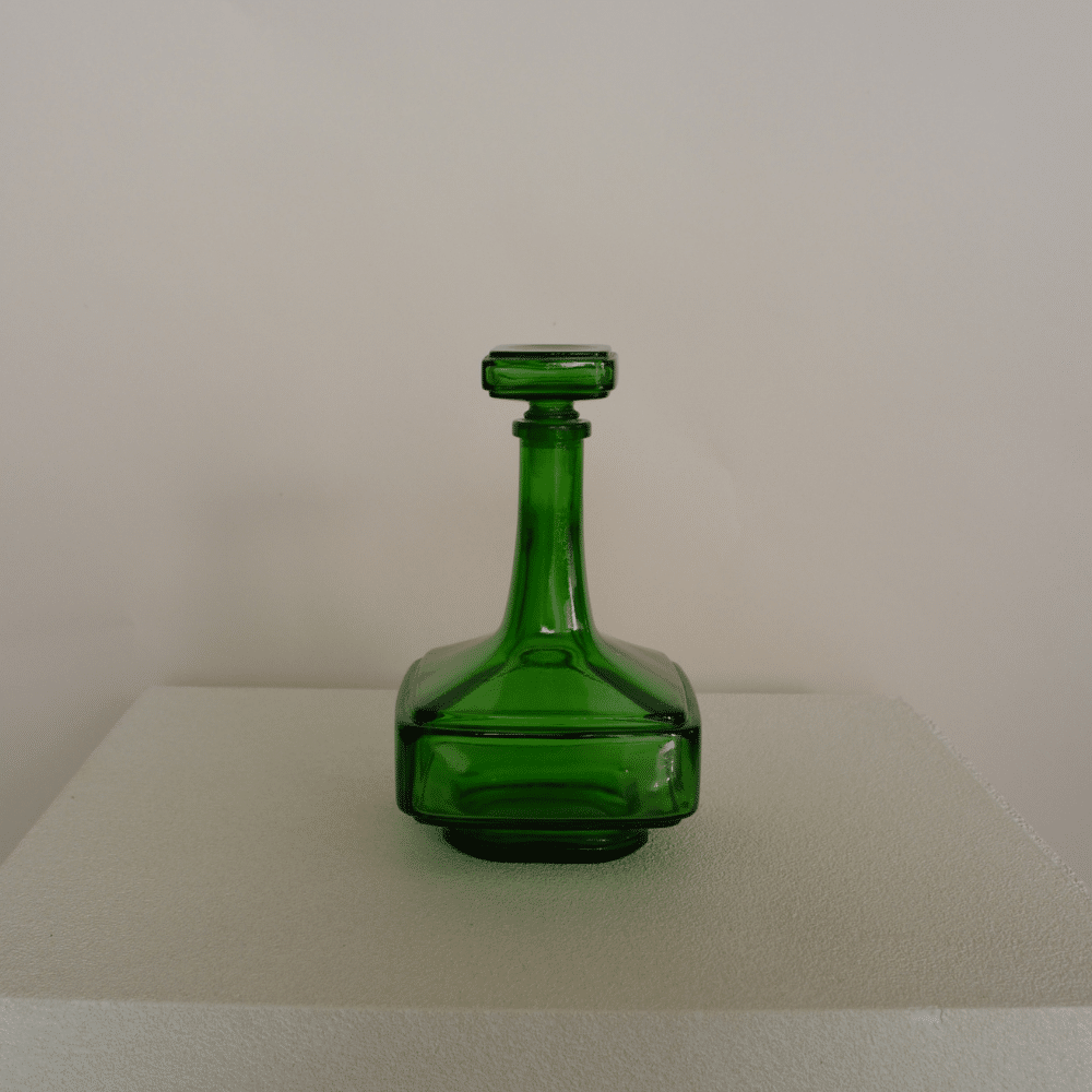 Carafe vintage belge en verre vert | Twicy Store