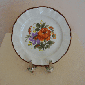 Lot de 10 assiettes Pagnossin vintage fleuries, Vaisselle italienne | Twicy Store
