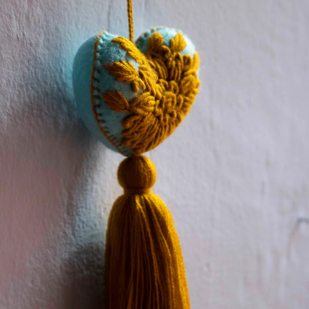 Pompons décoratifs brodés à la main | Twicy Store