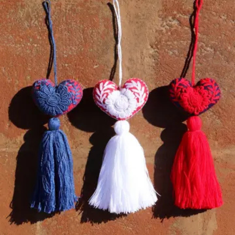 Pompons décoratifs brodés à la main | Twicy Store