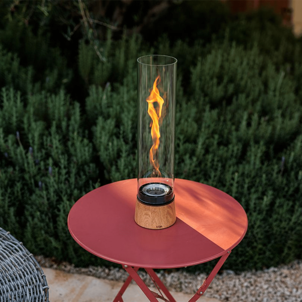 Cheminée de table SPIN air 900 en chêne clair | Twicy Store